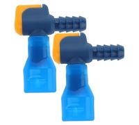 Kisangel 2 pièces Connecteurs de Remplacement pour Bouchon de Vessie Hydratation Design Angulé pour Systèmes de à Eau Étanche et Durable pour Randonnée et Camping