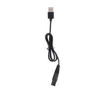 Kisangel 2 Pièces Cordon D'alimentation Noir pour Rasoir Électrique Charge Rapide et Remplacement en Plastique et Métal pour Accessoires de Rasage