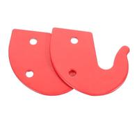 Kisangel 2 pièces Crochets Échelle Alliage Aluminium Supports Robustes pour Toiture Stabilisateurs Échelle Extensible Fixation Sécurisée pour Travaux sur Toit