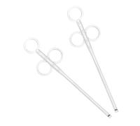 Kisangel 2 Pièces Distributeur de Nourriture pour Oiseaux Alimentation pour Pigeons et Perroquets Alimentation Précise pour Oiseaux Matériel Durable et Facile à Nettoyer pour Voyage