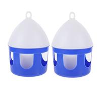 Kisangel 2 pièces Distributeur Eau pour Pigeons de Abreuvoir Réutilisable Plastique Accessoire Pratique pour Oiseaux Capacité Facile à Nettoyer et Durable