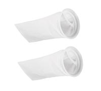 Kisangel 2 Pièces Filtre Aquarium Maille 100/150/200 Blanc pour Filtration Mécanique Sumps et Filtres DIY Élimination Déchets Organiques et Particules