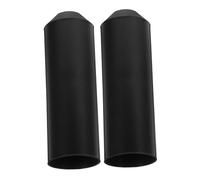 Kisangel 2 pièces Heat Shrink End Caps Electrical Wire Caps Insulation Tube Covers for Ropes Wires Iron Rods Easy Installation Seal