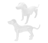 Kisangel 2 Pièces Jouets gonflables pour Chiens Manteau Dalmatien modèle de Chiot Afficher des Bandanas pour Chiens modèles gonflables Mannequin français modèle Gonflable PVC