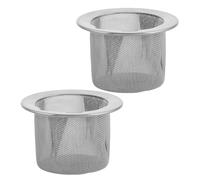 Kisangel 2 Pièces Lot de 2 Filtres en Acier Inoxydable pour Réservoir de Lave-glace Véhicule Électrique, Crépine D'entrée et Entonnoir de Liquide Lave-glace, Protection Anti-impuretés,