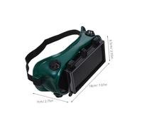 Kisangel 2 pièces Lunettes de Soudage Auto-assombrissantes Protection Oculaire Multifonction Légère et Résistantes à la Buée Surlunettes Confortables pour Chantier et Travaux Industriels
