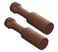 Kisangel 2 Pièces Mallette Bois pour Bol Tibétain Accessoire et Pratique Surface Lisse Manche Confortable Lot de Bâtons pour Bols Chantants