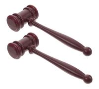 Kisangel 2 pièces Marteaux de Juge Jouets pour Accessoires de Jeu de Rôle Éducatif Marteaux Denchères Plastique Danniversaire pour Filles et Garçons