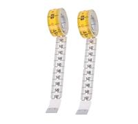 Kisangel 2 Pièces Mètre à Ruban en Plastique Léger Souple et Portable Braille 150 Cm Accessoire Braille pour Aveugles Couture et Tailoring