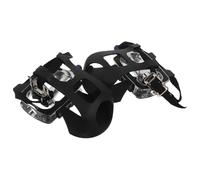 Kisangel 2 Pièces Pédales de Rechange Antidérapantes pour Vélo Appartement Accessoires Stables et Sécurisés pour Cyclisme Indoor Compatible avec Vélo Stationnaire Surface Texturée et