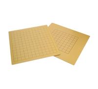 Kisangel 2 pièces Plateau de Jeu Go Pliant Bois Portable Échiquier pour Garçons et Filles Jeu Échecs Éducatif pour Concentration et Réflexion Cadeau Pratique