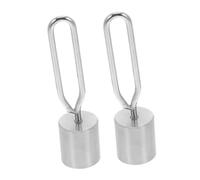 Kisangel 2 Pièces Poids de Balance pour Rôtissoire Acier Inoxydable Accessoires BBQ pour Grillades Extérieures Stabilisateur pour Viandes Inégales Adapté Aux Rôtissoires Électriques et