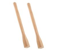 Kisangel 2 pièces Poignée de Remplacement Bois pour Outils de Jardinage Manche de Houe Léger et Adapté Aux Houes et Pelles Lot de Manches pour Travaux de Jardin et Bricolage