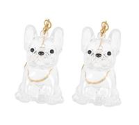 Kisangel 2 Pièces Porte-clés Transparent Capsule pour Poils Animaux Lot de Boîtes de Rangement Commémoratives Durables pour Souvenirs de Poils de Chien Porte-mémoire Mémorial Portable pour