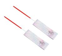 Kisangel 2 Pièces Ruban Brillant Rouge en Polyester de 2 Mètres pour Gymnastique Rythmique Garçon et Filles, Banderole Décorative Délicate pour Compétition et Habillage Artistique