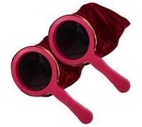 Kisangel 2 pièces Sac de pour Tours de Scène Petits Sacs Velours et Plastique avec Fermeture Zippée Accessoires Portables pour Illusions et Disparitions
