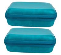 Kisangel 2 Pièces Sac de Rangement pour Médiators de Guitare Étui Portable Accessoires de Guitare Similicuir Lac Organisateur Pratique pour Médiators et Petits Objets