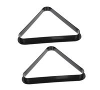Kisangel 2 pièces Support de Billard Américain Plastique Cadre Stable pour Billes Accessoire Billard et Antirayure pour Table Usage Domestique et Club