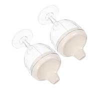 Kisangel 2 Pièces Tasse Apprentissage pour Tout-petits Gobelet Anti-déversement Plastique Résistant Aux Chocs Base Stable Antidérapante pour Lait Jus et Eau des Bébés