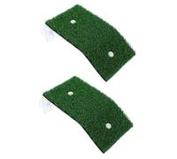 Kisangel 2 Pièces Terrasse des Tortues Plateforme Maison de Tortue Accessoires de Tortue Decor Aquarium Décoration pour Aquarium Rampe pour Tortues Plate-Forme de Amovible Acrylique