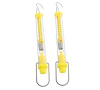 Kisangel 2 Pièces Tubular Spring Scale for Physics Experiments Portable Handheld Mechanics Tool for Teaching and Science Classrooms Multifunctional and User Friendly