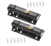 Kisangel 2 pièces Verrou à Ressort Acier Inoxydable Lot de Loquets Coulissants Automatiques pour Porte Portail et Clôture Serrure à Glissière Résistante à la Corrosion