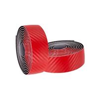 Kisangel 2 rouleaux Sangles de Guidon Fibre de Rouge Bande Antidérapante Longue pour de Route et Vtt Ruban Guidon Résistant et Pratique pour Homme et Femme