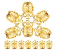 Kisangel 20 Breloques en Métal Or Vintage Scarabée pour Fabrication de Bijoux Diy, Accessoires Créatifs et Solide pour Chaîne de Pull et Projets Artisanaux