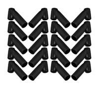 Kisangel 20 Pièces Accessoires de Montage de Cerf-Volant en Plastique, Pièces D'assemblage de Cerf-Volant en Plastique, Noir, Légers, Montage Rapide, Installation sans Outil, Compatibles