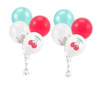 Kisangel 20 pièces Ballons Latex Fruits pour Décorations de Fête Ballons Colorés pour Shower Mariages et Événements Tropicaux