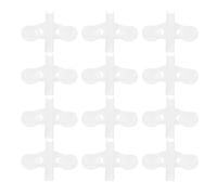 Kisangel 20 Pièces Clips de Séparation pour Aquarium Abs avec Ventouses Support pour Diviseurs de Bassin à Poissons Fixation Rapide et Visibilité Maximale pour Aquarium Verre