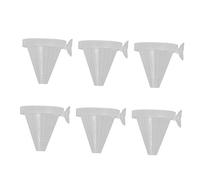Kisangel 20 pièces Cônes Alimentation pour Aquarium avec Ventouse Distributeur pour Poissons Couleur de Ventouse Aléatoire Couleur Aléatoire Couleur Aléatoire