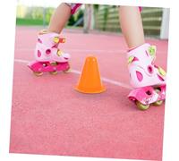 Kisangel 20 pièces Cônes pour Entraînement Roller Patinage Cônes Empilables Plastique Colorés pour Gym et Jeux Extérieurs