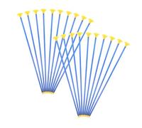 Kisangel 20 Pièces Flèches pour Garçon Fille avec Ventouses Ensemble de Flèches Plastique pour Tir à Arc Intérieur et Extérieur Jeu Sportif pour Garçons et Filles