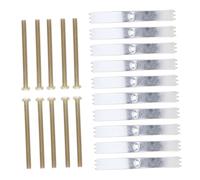Kisangel 20 pièces Kit Réparation Cassette Murale Type avec Vis Résistantes Corrosion pour Boîte Encastrement Outil pour Réparation Prise et Interrupteur Rapide et Couleur