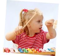 Kisangel 20 pièces Mini Maillets Bois Jouets Marteaux pour Garçon Fille Amélioration Motricité et Coordination Main Œil Jouets Éducatifs et Sécurisés pour Filles et Garçons