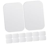 Kisangel 20 pièces Plaques Métalliques Fines pour Support Téléphone Magnétique Voiture Adhésives Compatibles avec Coques Installation Facile Outils Fixations Sécurisées pour Smartphones et