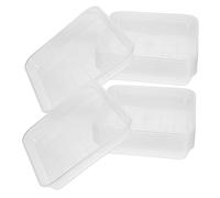 Kisangel 20 pièces Plateau Transparent pour Plantes Saucers de Drainage pour Pots de Fleurs Bac Pratique et Durable pour Prévenir Fuites Eau et Protéger Sol