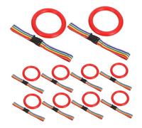 Kisangel 24 Ensembles Walking Rope With Rings Lightweight Safety Hand Leash Strap For Preschool Group Walks Adjustable Anti-lost Wristband For