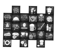 Kisangel 24 pièces Autocollants Carrelage Imperméables Stickers Auto-adhésifs Vintage pour Cuisine et Salle de Bain Décoration Murale Réutilisable sans Trace