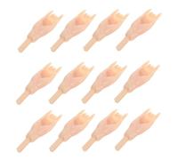 Kisangel 24 Pièces Jointed Doll Hands Replacement Parts Realistic Detailing Doll Body Accessories Portable for DIY Craft Collectors