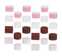 Kisangel 24 Pièces Miniature Dollhouse Tissue Box Holder for Living Room Decoration and Stylish Mini Bathroom Accessory Set