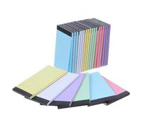 Kisangel 24 Pièces Petit Bloc-notes Ligné Détachable A7 en Papier, pour | Pages à Lignes Larges, Écriture Fluide sans Bavure, pour Bureau et arnet de Poche Pratique