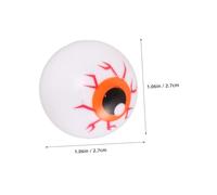 Kisangel 24 Pièces Yeux Rebondissants Halloween Décor Coloré Creux pour Fêtes Cosplay Accessoires Effrayants