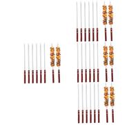 Kisangel 24pièces Brochettes Barbecue Longues Brochettes Plates Acier Pour Grillade Accessoires De Cuisine Pour Et Légumes