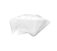 Kisangel 25 pièces Transparent PVC Cards Cover Sleeves For Game Cards Protective Covers Narrow Opening Design Wear Resistant And Practical For Long Term Use