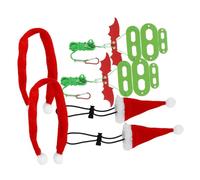 Kisangel 2ensembles Harnais pour Lézards et Dragons Barbus Harnais et Laisse Réglable pour Reptiles Accessoires pour Geckos et Caméléons pour Sorties Plein Air avec Vos Animaux