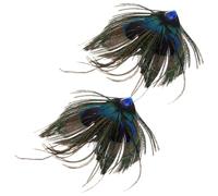 Kisangel 2pcs Agrafes à Cheveux Rétro en Métal Léger et Portable, Accessoires de Coiffure Élégants pour Femmes et Filles, pour Mariage et Fête