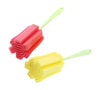 Kisangel 2pièces Brosse De Nettoyage Pour Bouteille Et Goupillon Éponge Avec Récurant Pour Biberon Et Bouteille Eau