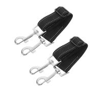 Kisangel 2pièces Collier De Sécurité Réfléchissant pour Chien Connecteur Nylon Réglable pour Attache Double pour Promenade Et Entraînement Animaux